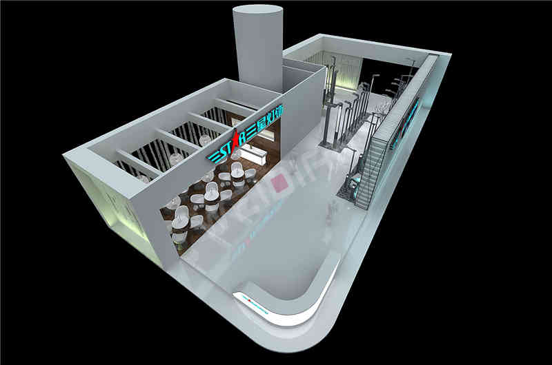 三星燈飾光亞照明展會設(shè)計搭建